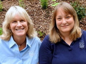 Karen Povey (left) and Dr. Karen Wolf.
